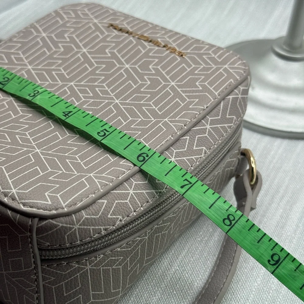 Tommy Hilfiger Crossbody adjustable strap taupe color NWT $108